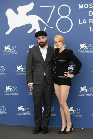 Kristen Stewart et Pablo Larraín à la 78ème édition de la Mostra de Venise