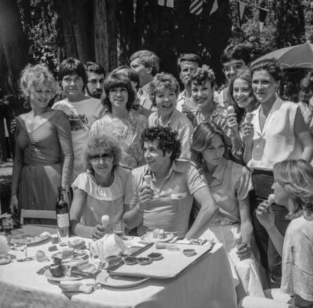 Au Festival de Cannes en 1979, aux côtés de Katia Tchenko, Evelyne Dress, Bernadette Lafont et Francis Perrin