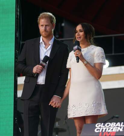Meghan Markle et le prince Harry ont fait une apparition remarquée à New York, pour le Global Citizen Live. 