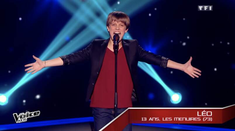 Léo Risorto, talent de l'équipe de Louis Bertignac lors de la deuxième saison de The Voice Kids