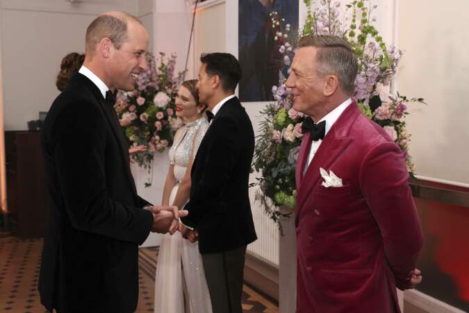 L’occasion pour le duc de Cambridge d’échanger avec Daniel Craig
