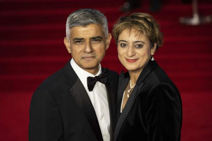 Ou encore le maire de Londres Sadiq Khan et sa femme