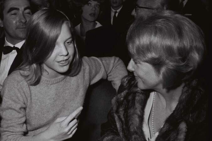 Avec sa fille Tonie Marshall en 1964.