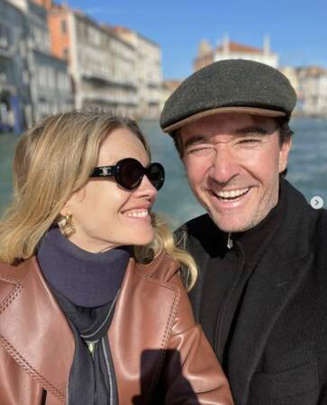 Selfie en amoureux pour Natalia Vodianova et Antoine Arnault à Venise.