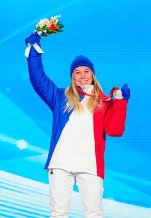 La jeune Tess Ledeux, 20 ans, devient vice championne olympique du Big Air.
