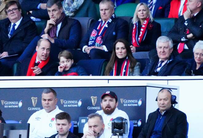 Samedi 26 février, le prince George et ses parents, Kate et William, ont assisté au match Angleterre/Pays de Galles du Tournoi des Six Nations 2022