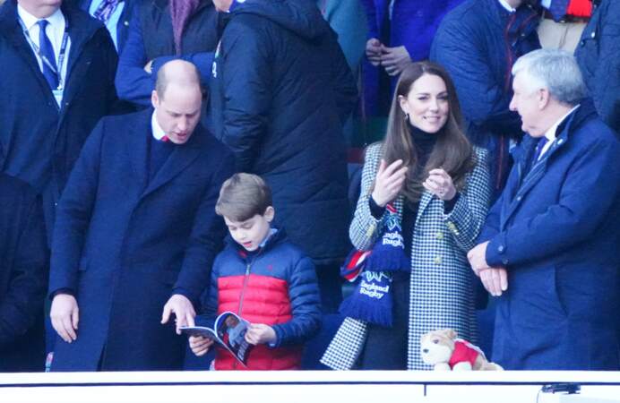 Le duc et la duchesse de Cambridge ont emmené le prince George au Tournoi des Six Nations