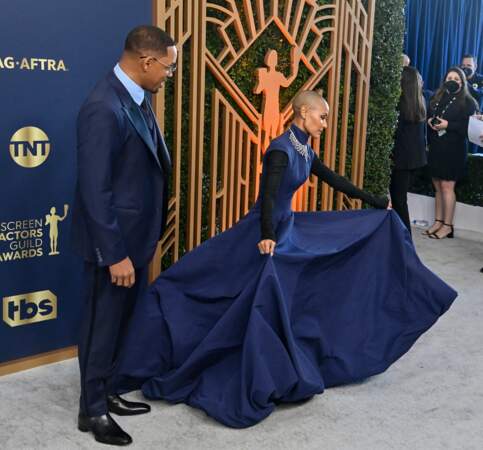 Will Smith sans voix devant la robe de sa femme Jada Pinkett Smith 