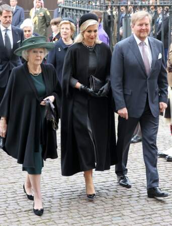 La famille d'Orange Nassau : la princesse Beatrix, la reine Maxima et le roi Wilhelm