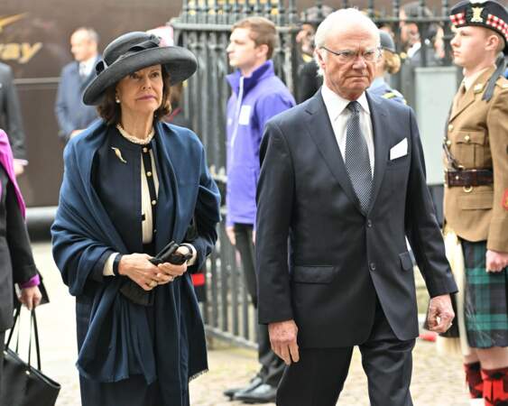 La reine Silvia et le roi Carl XVI Gustav de Suède
