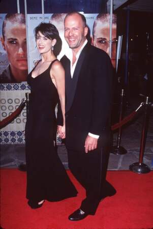 Bruce Willis et Demi Moore en 1997