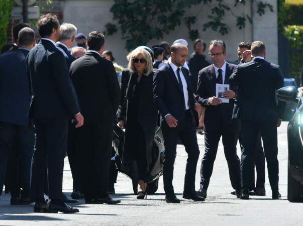 Brigitte Macron aux obsèques d'Antoine Alléno