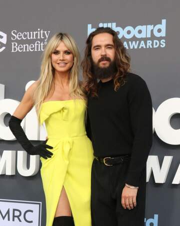 Heidi Klum, juré dans la version américaine d'Incroyable talent, avec son mari Tom Kaulitz.