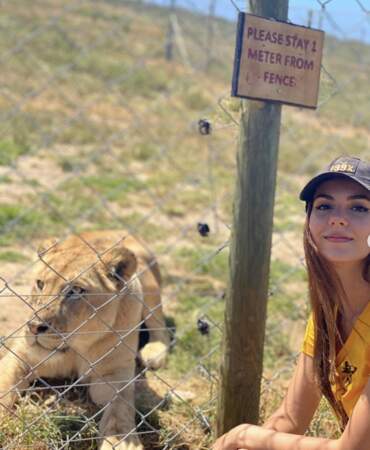 En Afrique du Sud, pour le tournage d'Un after mortel, l'actrice a eu la chance de voir de nombreux animaux