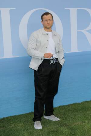 L'acteur Taron Egerton au défilé Dior.