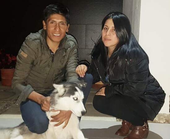 Nairo Quintana et sa compagne Yeime Paola Hernandez sont les parents de deux enfants : Mariana née en 2014 et et Tomas né en 2018.