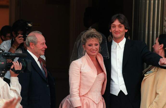 En 1995, son mariage avec Pierre Palmade.
