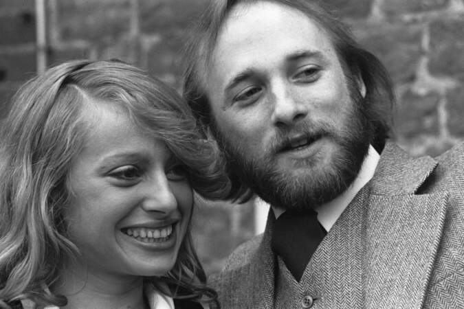 Son mariage avec le musicien américain Stephen Stills, en 1973.
