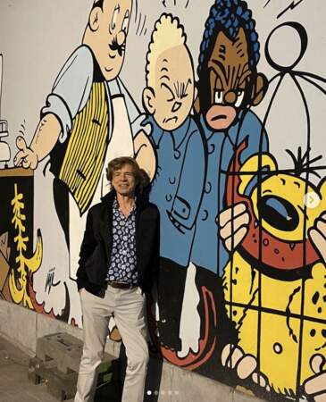 Mick Jagger s'est promené à Bruxelles.