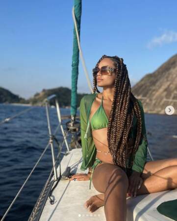 Alicia Aylies a découvert Rio de Janeiro en bateau.
