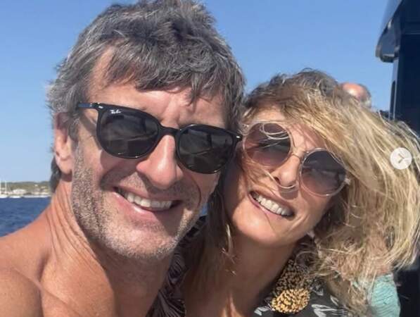 Sans oublier Karin Viard et son mari Manuel sur l'eau en Espagne.