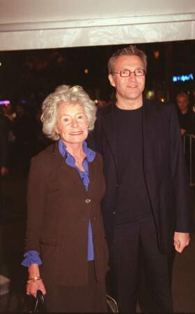 En 2002 avec Claude Sarrault, son amie.