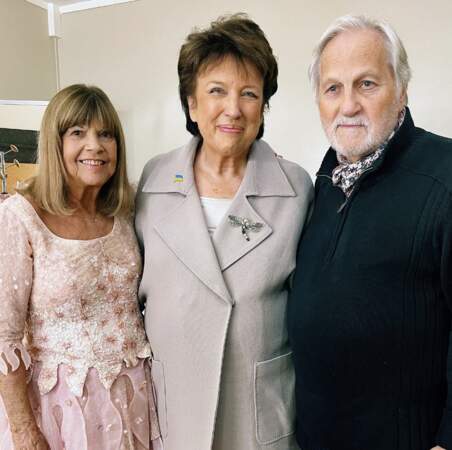 Roselyne Bachelot a rendu visite à ses copains Chantal Goya et Jean-Jacques Debout.