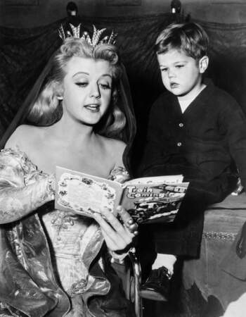 Angela Lansbury avec son fils Anthony en 1956