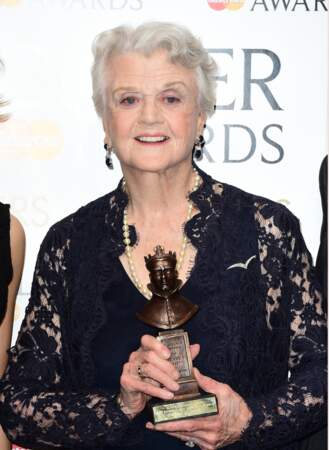 Angela Lansbury aux Olivier Awards en 2015