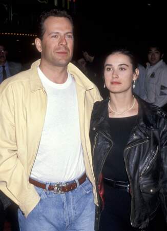 Bruce Willis rencontre l'actrice Demi Moore en 1987