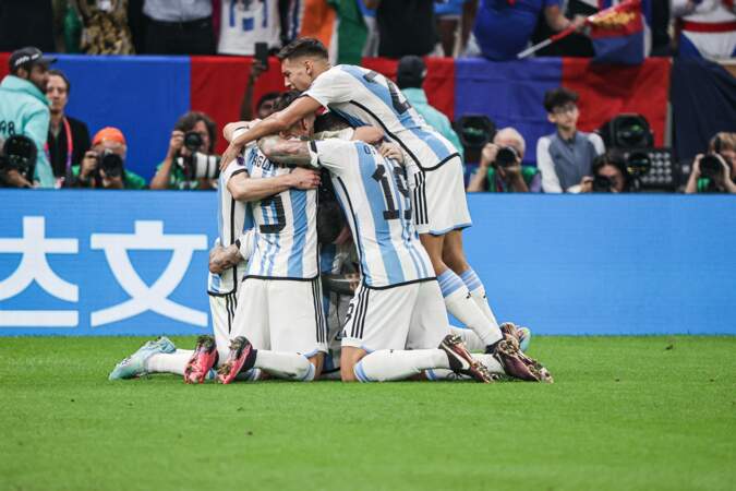 L'Argentine a laissé exploser sa joie sur le terrain