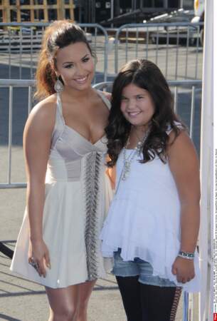 Madison de la Garza et sa demie-soeur Demi Lovato