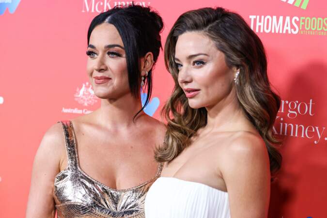 Katy Perry et Miranda Kerr se retrouvent au gala G'Day USA Arts. 