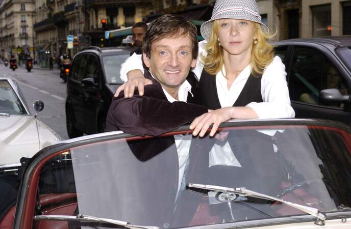 Pierre Palmade et Sylvie Testud lors de l'avant-première du film Sagan en 2008.