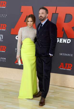 Jennifer Lopez et Ben Affleck très amoureux à l'avant-première mondiale du film Air