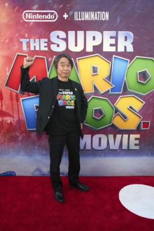 Shigeru Miyamoto, le co-créateur de la franchise Super Mario était aussi là ce samedi 1er avril 2023