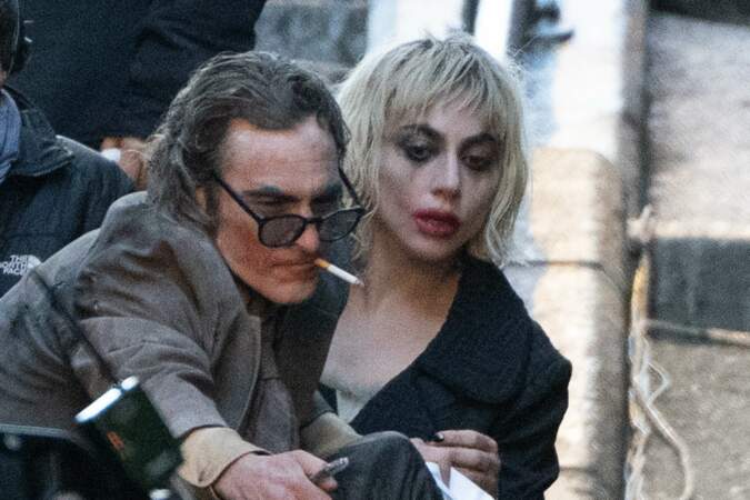 Joaquin Phoenix et Lady Gaga sur le tournage du film Joker : Folie à deux