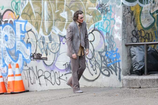 Joaquin Phoenix sur le tournage du film Joker : Folie à deux