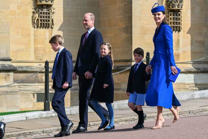 Kate Middleton, le prince William et leurs enfants tout sourire