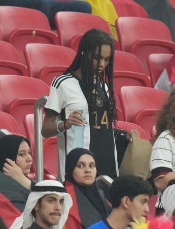 Elle a fait le déplacement au Qatar à l'occasion de la dernière Coupe du Monde. 