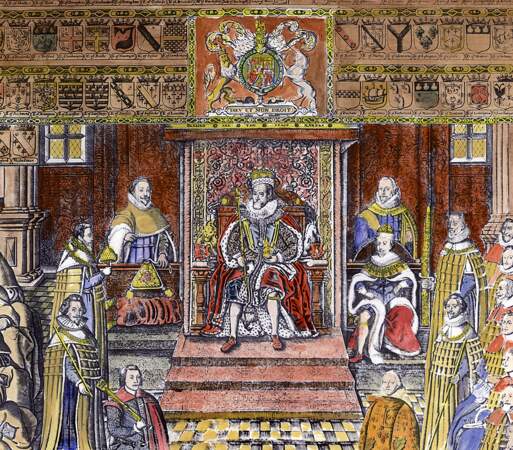 Si Jacques VI devient roi de "Grande Bretagne" en 1603, les royaumes d'Angleterre et d'Ecosse resteront encore séparés pendant un siècle. 