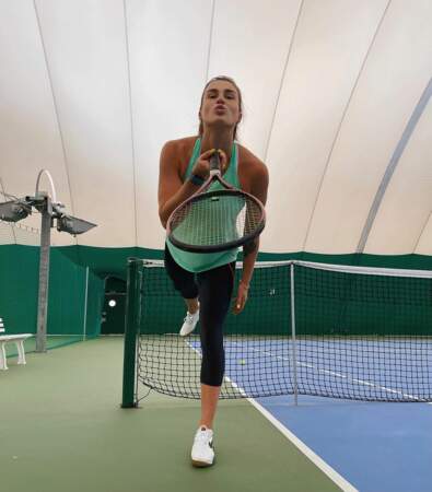 Aryna Siarhiejeŭna Sabalenka est une joueuse de tennis Biélorusse. 