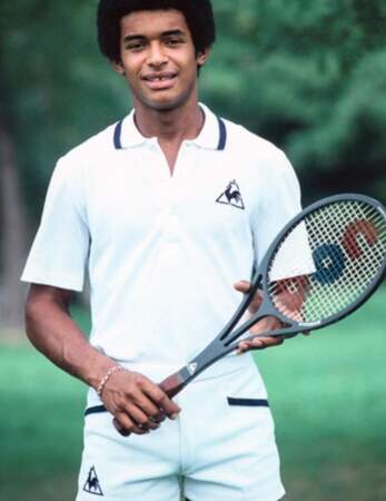 Le joueur de tennis lors de ses débuts en tant que professionnel. 