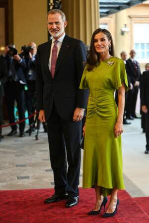 Le roi Felipe et la reine Letizia
