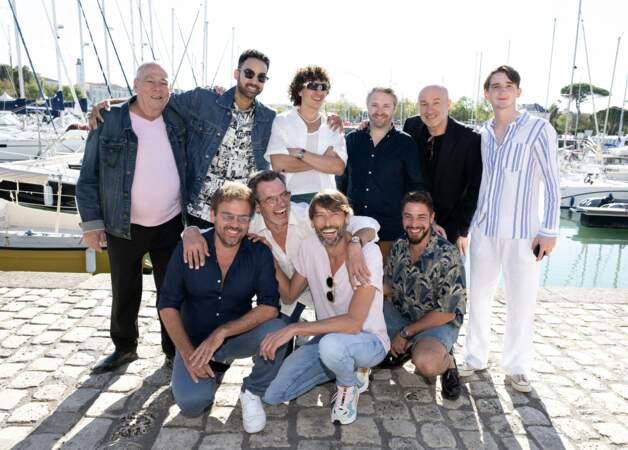 En 2022, pour le festival de La Rochelle, Michel Cordes avec l'équipe de Plus belle la vie.