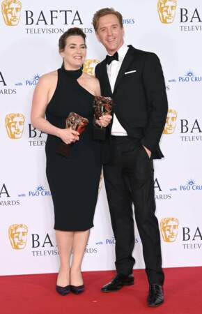 Kate Winslet a également pris la pose aux côtés de Damian Lewis, qui présentait les BAFTA Television Awards à Londres