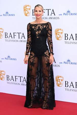 L'animatrice et mannequin Vogue Williams sur le tapis rouge des BAFTA Awards