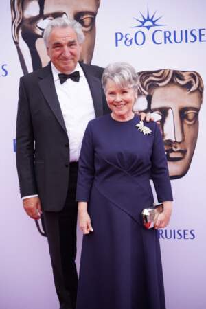 Jim Carter et Imelda Staunton sur le tapis rouge des BAFTA à Londres