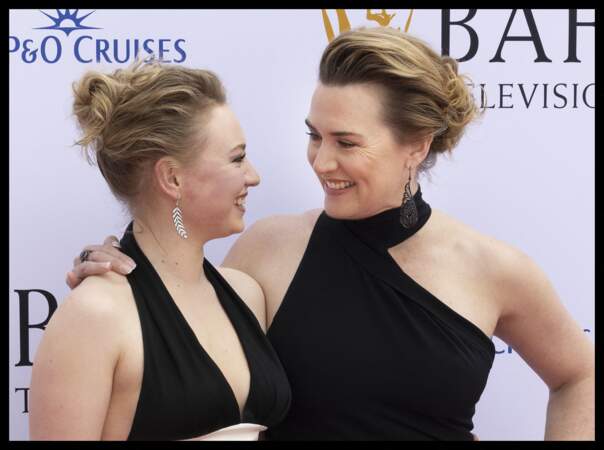 Kate Winslet et sa fille Mia Threapleton aux BAFTA Television Awards à Londres