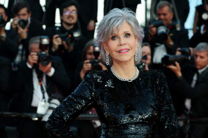 L'incontournable Jane Fonda assiste à la clôture du Festival de Cannes.